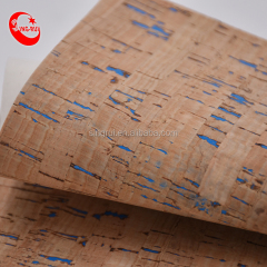 Tejido de grano de madera textil de corcho especial coloreado para cuaderno