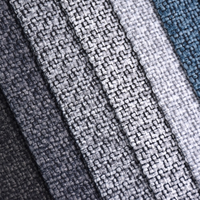 Wholesale Custom Designed Sofa Fabric Price Per Meter Polyester Linen Yarn-dyed Fabric For Upholstery Sofa