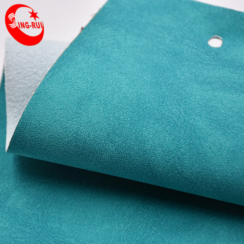 1.4 mm Synthetic Leather Suede Microfiber Leather For Shoe Upper