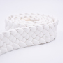 Hot Sale Soft Touch Handmade Weave Semi Finished Products Pu Woven Synthetic Leather For Sandal Upper