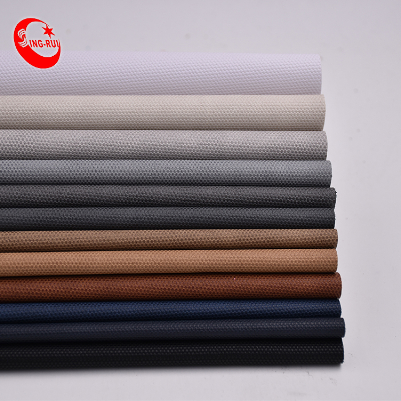 Hot Sale Pu Embossing Leather Fabric Printed