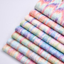 Colorful Tiny Glitter Leather Fabric In Synthetic Leather Shoes Material