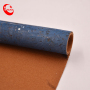 wonder Elastic Colorful Natural Textile  Pu Cork Leather Fabric for handbags