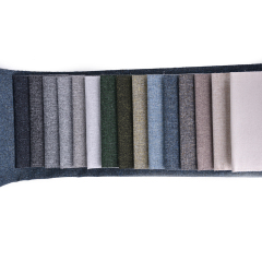 Fábrica china Sofá Tapicería Textil 100 Poliéster Lino como Telas Precio Fabricante para muebles