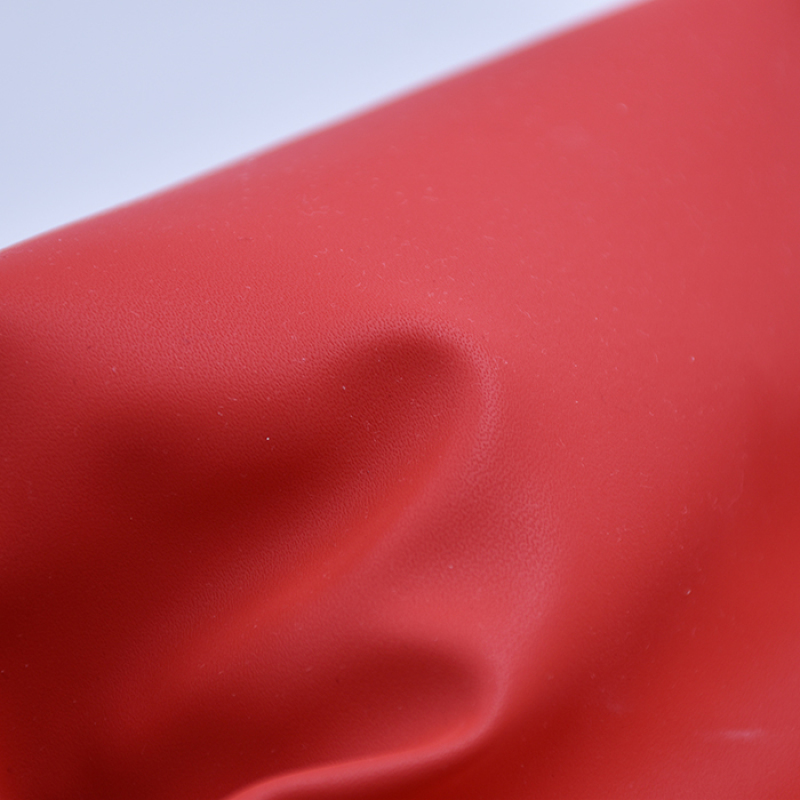 Finished Eco friendly Silicone Leather Rubber PU leather for sofa/seat