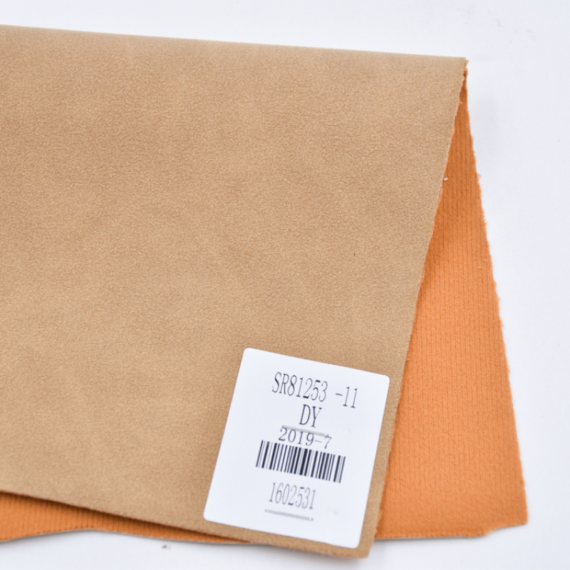 Good Hand Feeling Customizable Nubuck PU Faux Leather Roll for shoes for bags