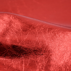 Tela sintética del cuero de la PU de la película Nowoven de voladura metálica suave del color de encargo para los zapatos o los bolsos