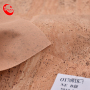 Hot Sale New Design  Eco Friendly Printed Solids Washable Portugal Pu Vegan Natural Cork Leather Fabric