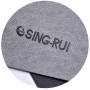 Fashion Hot Stamping Custom Color Change Brown Leather Label Patch for Jeans and Notebook