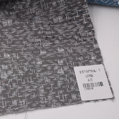 Новая недорогая высококачественная эластичная жаккардовая лоскутная ткань с тиснением на заказ Поставщик джинсовой ткани с кромкой Denim Brut