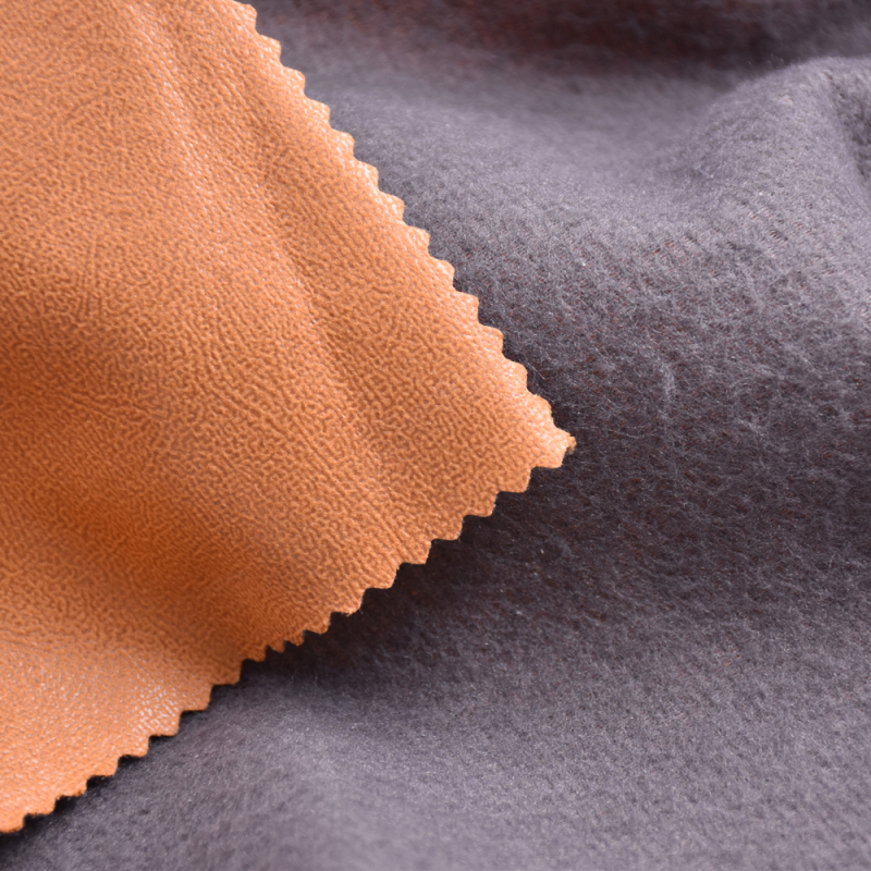 Furniture Textile Technology Soft Skin Lamintate Holland Velvet Satin Embossed Base Bronzed Sofa Fabric