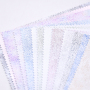 Customized china Soft Microfiber faux synthetic leather Shiny shining printed Shoes Microfiber for Children's shoes