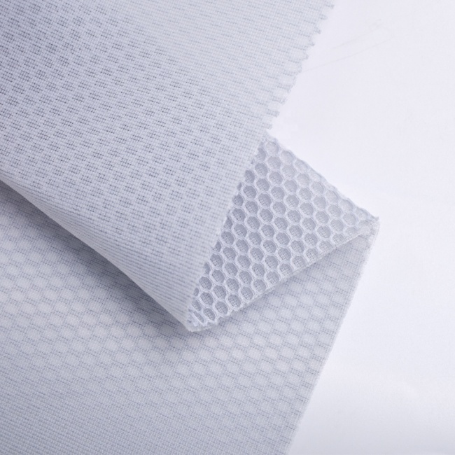 Textile Sandwich 3d Air Spacer Mesh Fabric 100% Polyester Warp Knitted for Sports Shoes