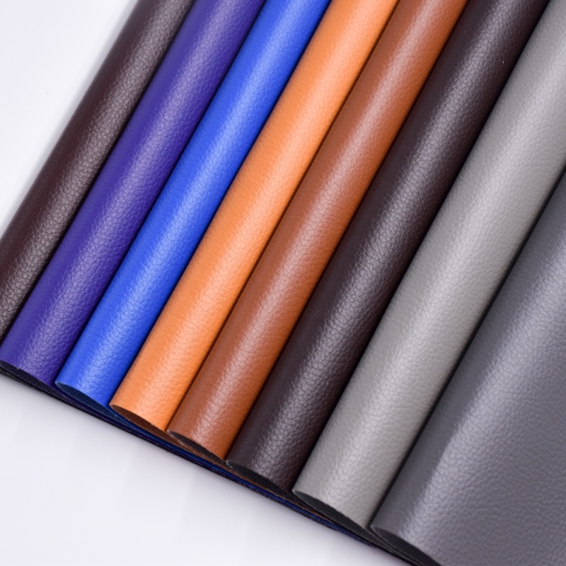 0.5mm Lychee Grain Embossed PVC Artificial Faux Leather For Car Seats upholstery