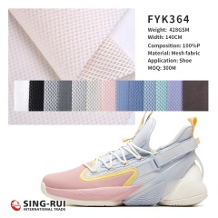 Wholesale Solid Color 100% Polyester 3D Mesh Fabric For Sport Shoes