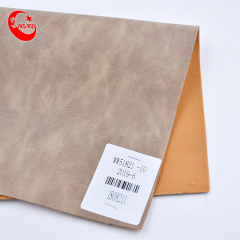 China Leather Manufactures Litchi Grain Leather Pu Artificial Material Abrasion-Resistant For Making Shoes