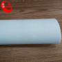 Coated Back White Embossed PU Synthetic leather