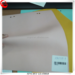 Eco PU Microfiber Synthetic Leather Soft Solid Color for Sport Shoes