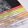 Cheap Fabric Manufacturer Custom Stock 100 Polyester Knitted Snake Skin Material Fabric Upholstery Bag Shoe