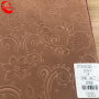New Pattern Embossed Polyester Flocking Fabric for Sofa