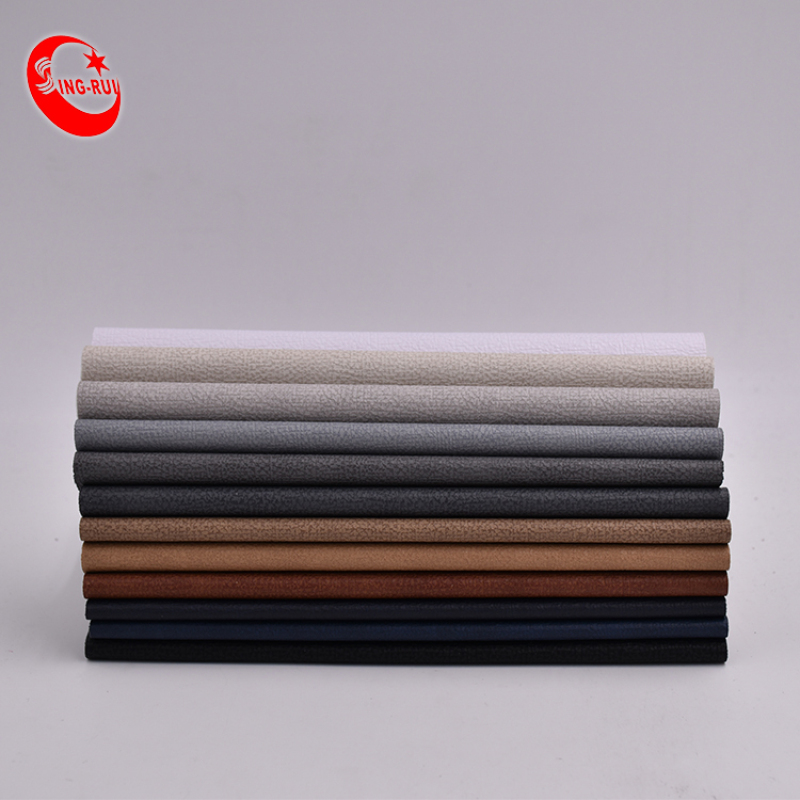 Free Sample Emboss Waterproof Pu Synthetic Leather Fabric