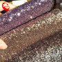 Hot Selling Shiny Chunky Glitter Leather Fabric Wallpaper