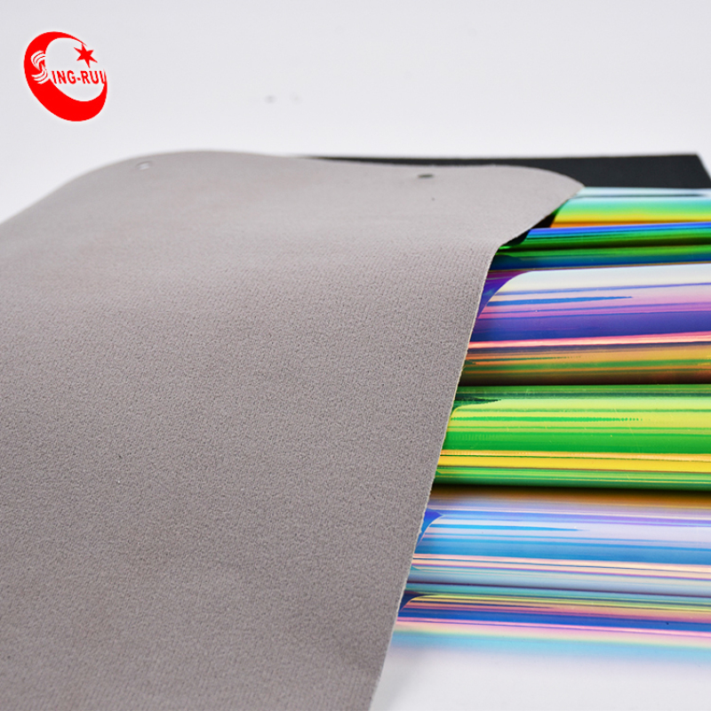 colorful Iridescent TPU Upper Leather Material For Shoes and bags