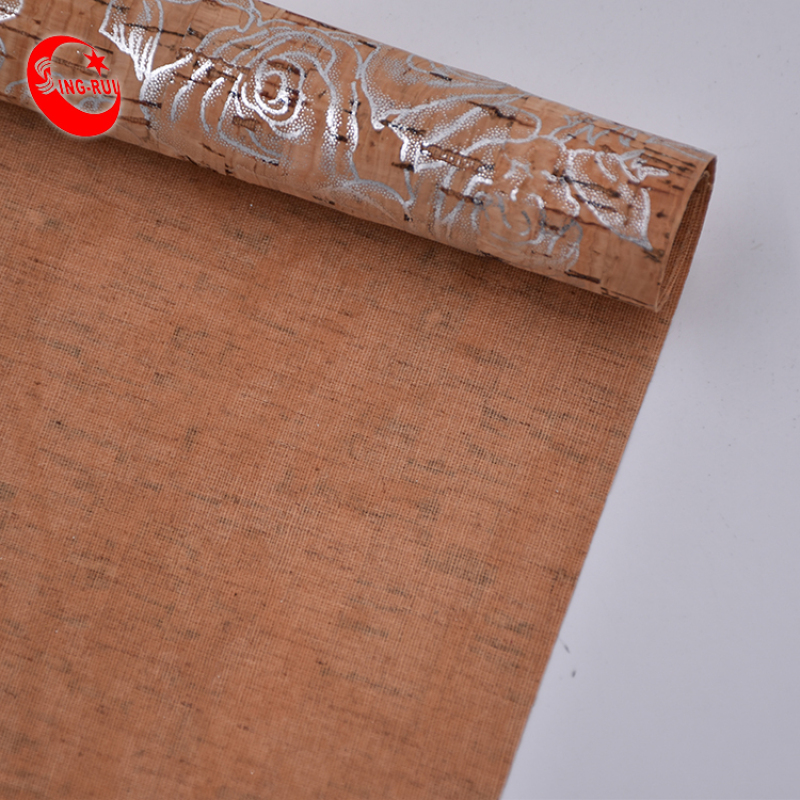 Natural Cork Thick Foiled Design Cork Sheet For Shoes