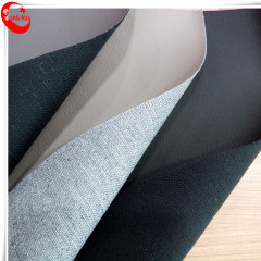 Litchi Grain PU Высокотемпературная 70% кожа, 30% полиэстер Синтетическая кожа высокого давления на спине
