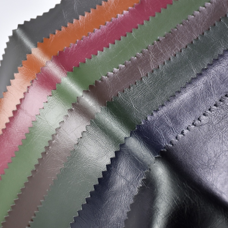 Environment Friendly Synthetic Leather Luxury Pu Material Synthetic Recycled Leather RPET