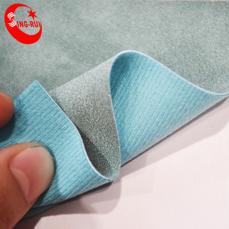 PU Leather Washed Stock Leather for Shoes