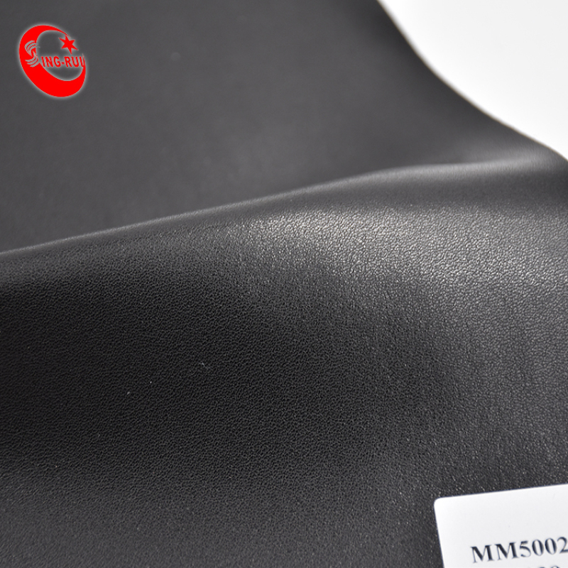 Nonwoven synthetic microfiber leather for shoes