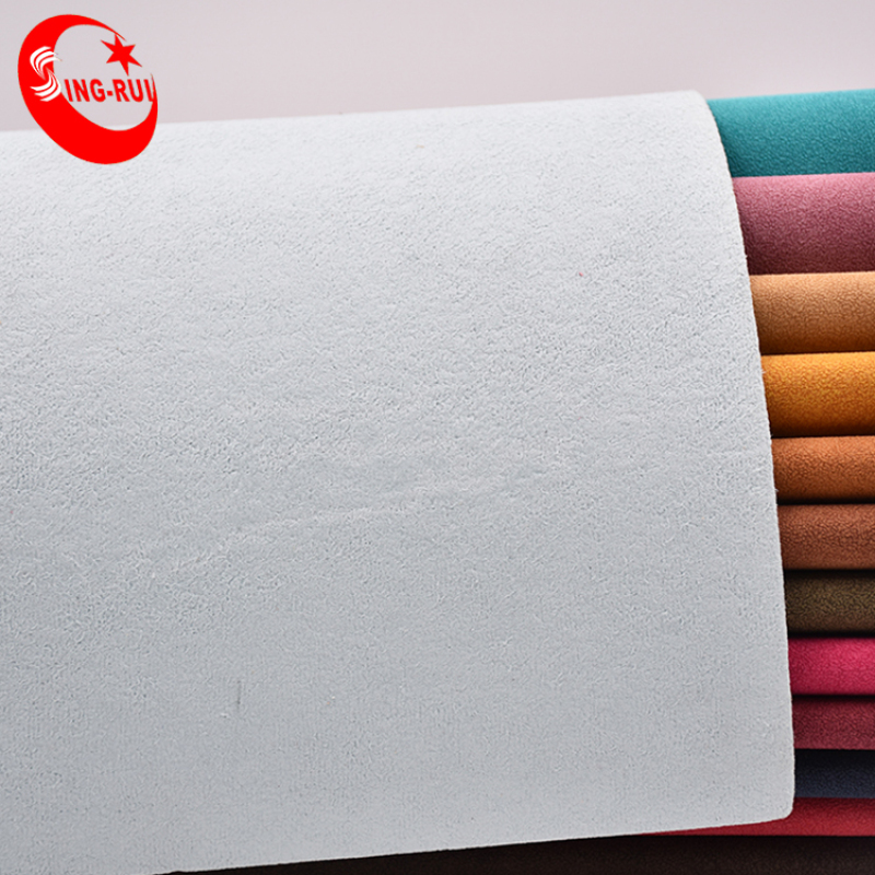 1.4 mm Synthetic Leather Suede Microfiber Leather For Shoe Upper
