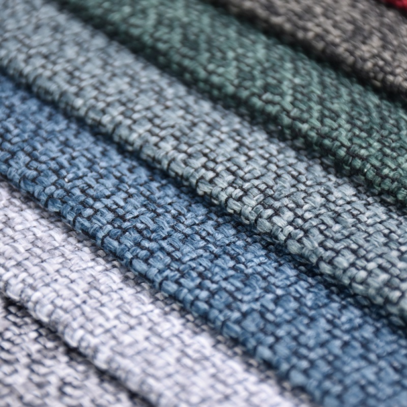 Wholesale Custom Designed Sofa Fabric Price Per Meter Polyester Linen Yarn-dyed Fabric For Upholstery Sofa