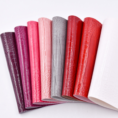 Nuevo cuero sintético de PVC para fábrica de bolsos en Wenzhou
