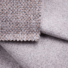 100 Polyester High quality upholster 100% polyester woven trending products coating sofa linen look fabric