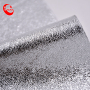 Silver Paper Surface Effect Shining Foiled Fabric for Fashion Shoes