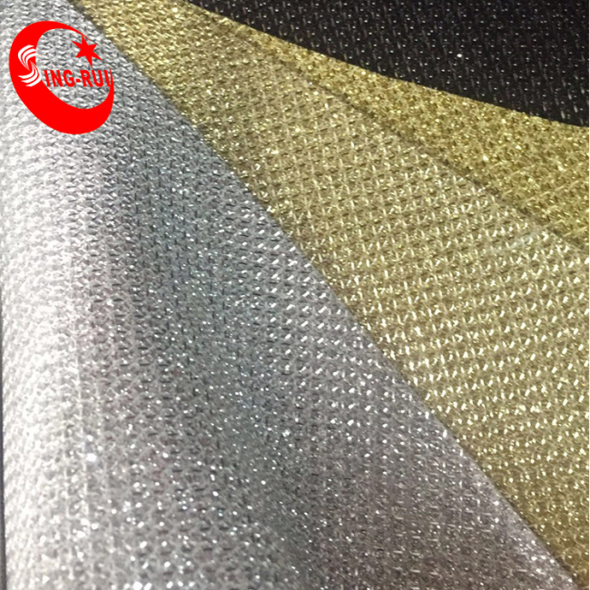 Fabric Glitter Leather Materials For Shoes Upper And Dance Cloth