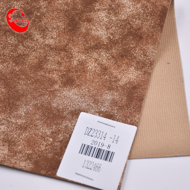 Wholesales 2020 A/W PU Synthetic Leather Two Tones Yangbuck Feeling for Shoes