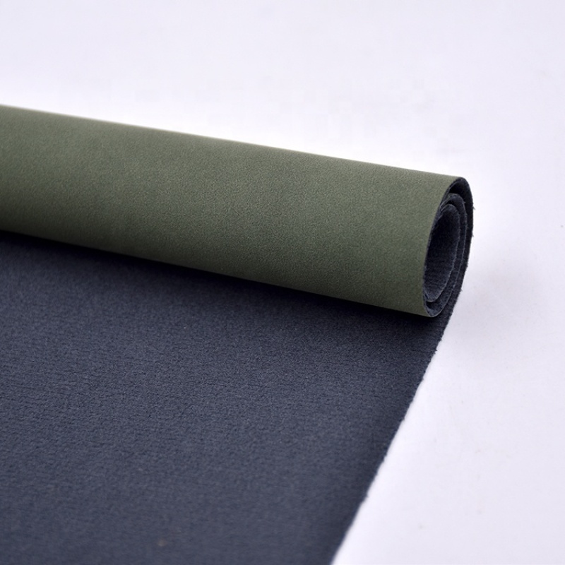 Low MOQ PU Synthetic Leather Yangba Material for Shoes