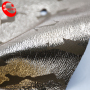Textiles Leather Products Gold Foiled Leather Fabric For Coat