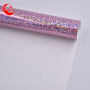 Shiny Dotted Iridescent Film TPU Material PU Leather for Children shoes upper