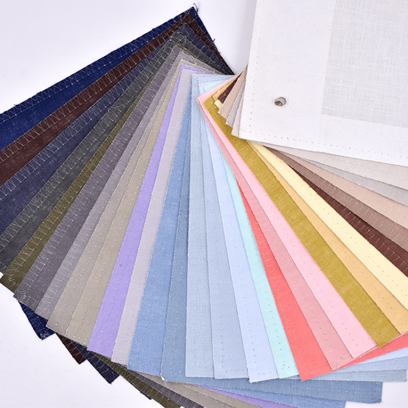 Thick Yarn Dyed 100% Linen Fabric  Pure  Natural Various Color  for dress