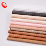 Fashion Retro Classic Colors Embossed Chain Woven PU Material Synthetic Patent Leather For Shoes Bags Leather