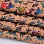 Colorful Natural Cork Handbag Butterfly Designer Cork Skin Leather