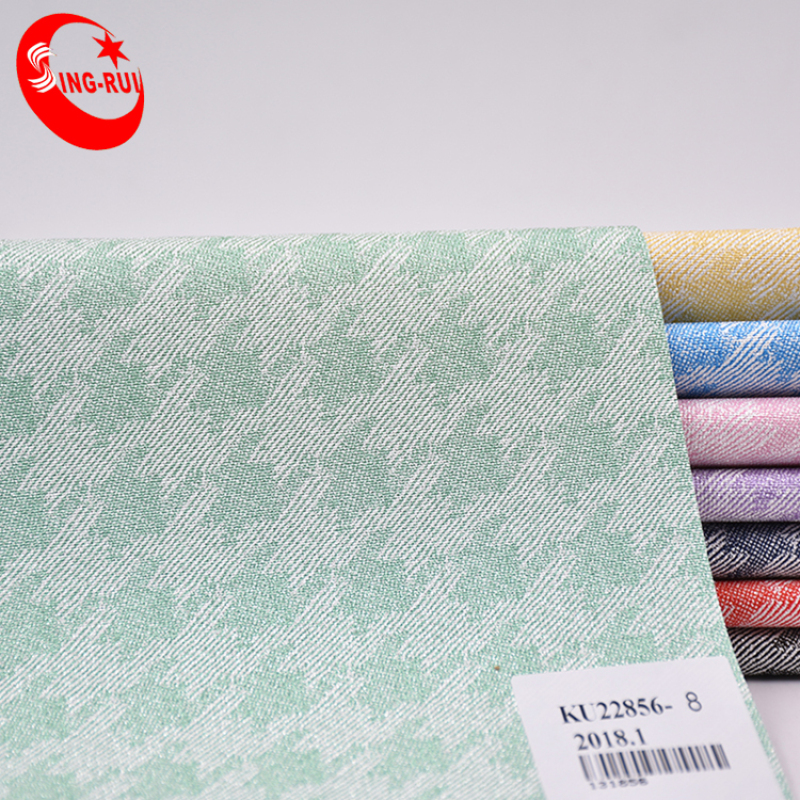 Leather And Materials Suppliers Plaid Embossed Pu Fashion Leather