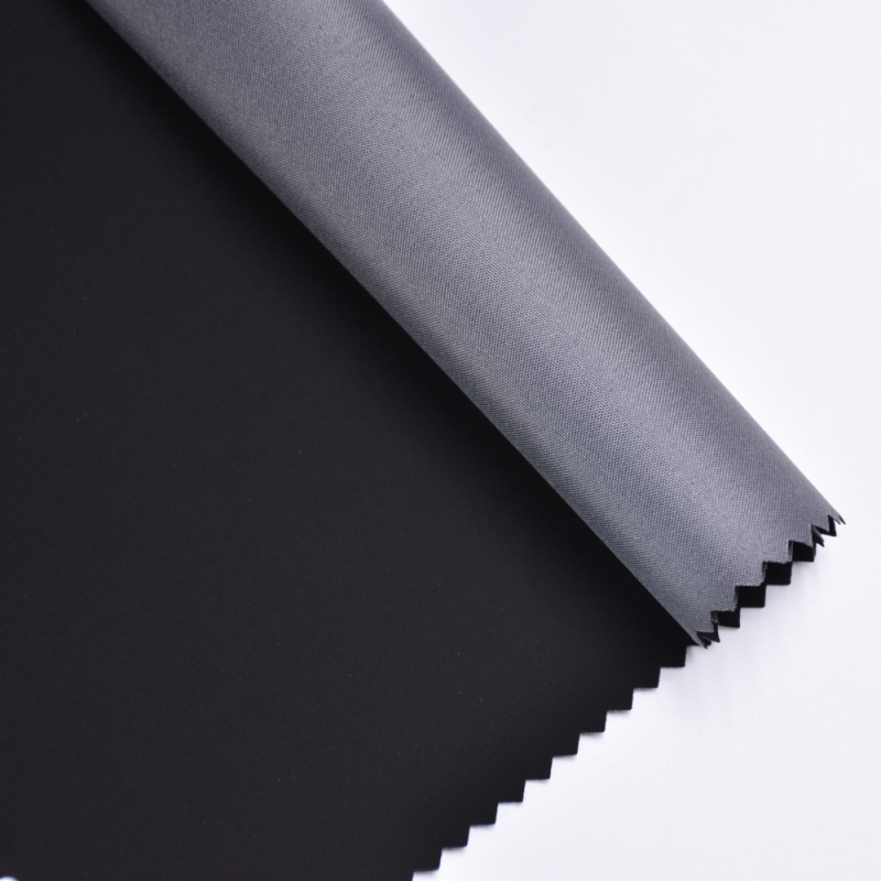 SK229060 soft skin-feeling material suitable for garment leather  0.2MM  thickness  backing Pongee Made in China factory