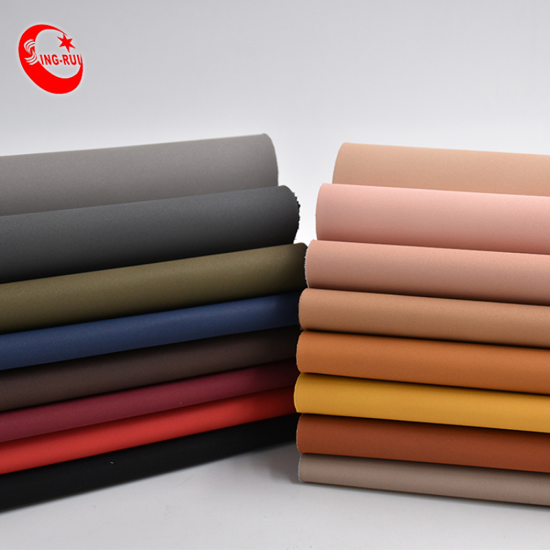 Pu Leather Suede Embossing Leather Artificial Leather Fabric