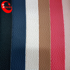 Cuero de PVC de grano Lichi de 1.2 mm para sofá y bolsos