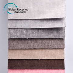 Multi-Colors Grs 100% Eco Friendly Repreve Recycled Polyester Upholstery Furniture Dyed Sofa Fabric For Home Textile